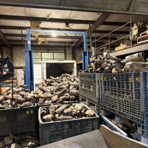 Mixed catalytic converter scrap for bulk recycling