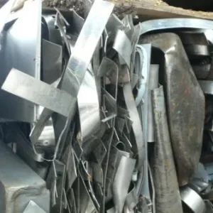 Sorted stainless steel scrap for grade identification and recycling