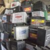 drained lead-acid batteries prepared for authorized recycling