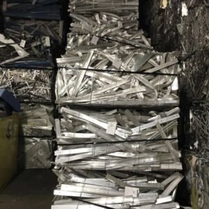 Aluminum 6063 extrusion scrap from window and door frames