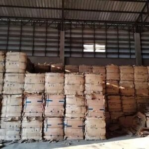 Used corrugated cardboard boxes for OCC paper recycling