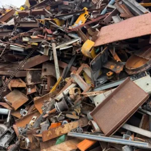 Heavy steel plates and structural steel scrap