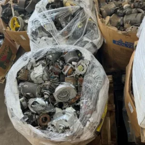 Heavy industrial electric motor scrap for recycling