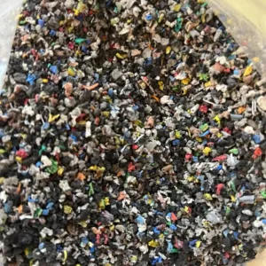 Mixed color PVC cable regrind plastic scrap