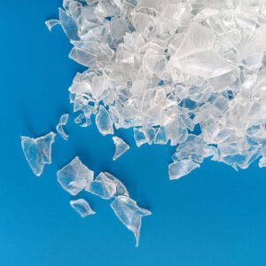 Hot washed pet flakes