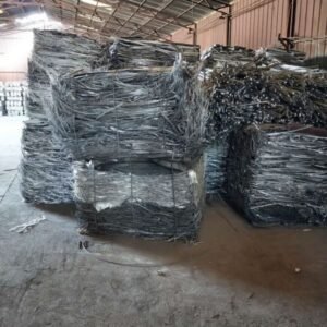 Aluminum wire scrap for metal recycling